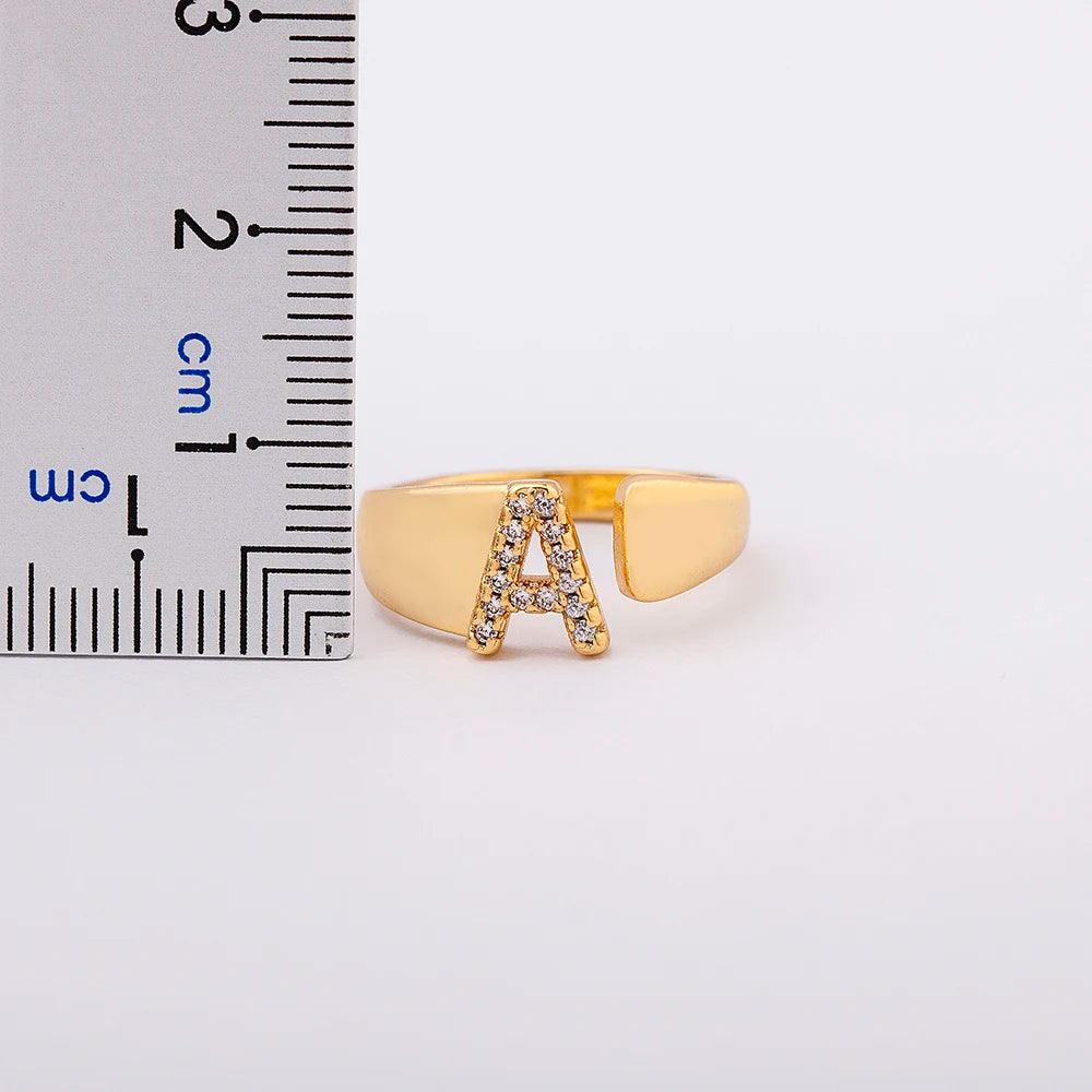 Lumelle Personalized Initial Ring
