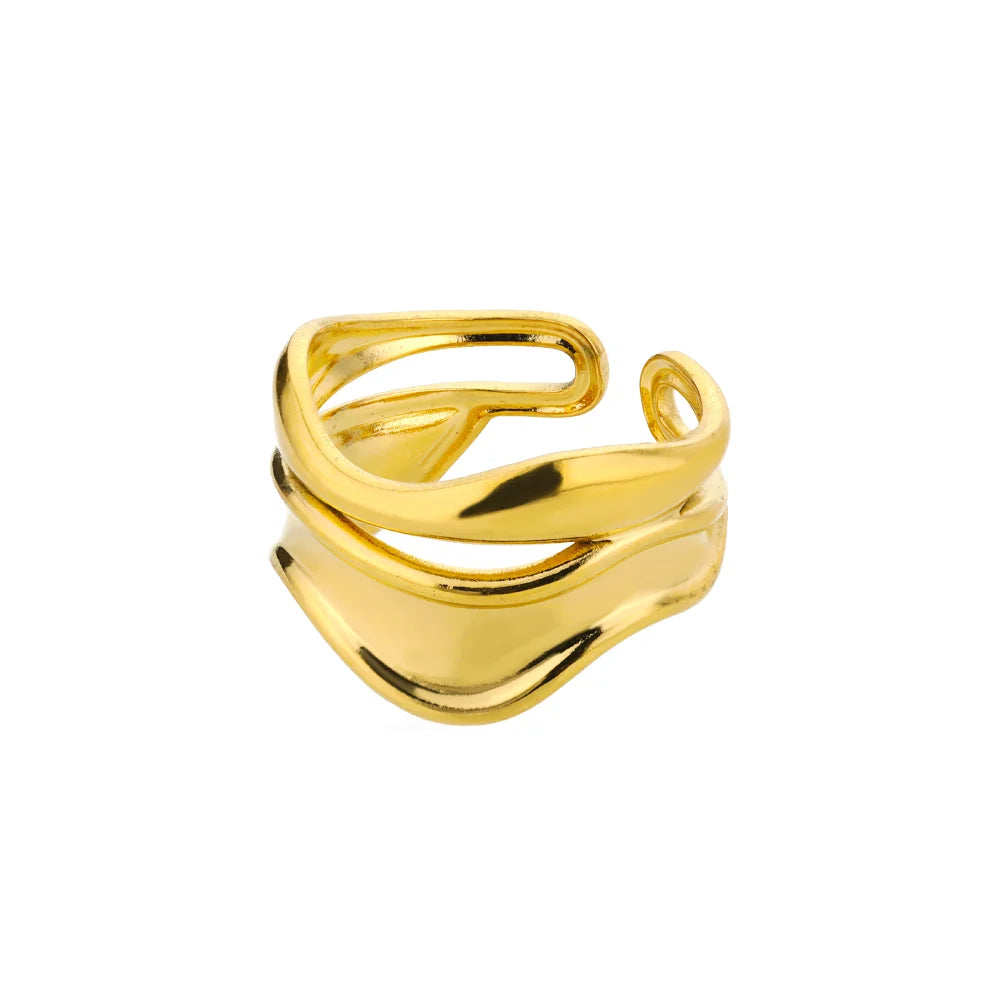 Lumelle Adjustable Gold Rings Collection