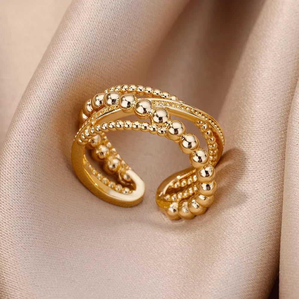 Lumelle Adjustable Gold Rings Collection