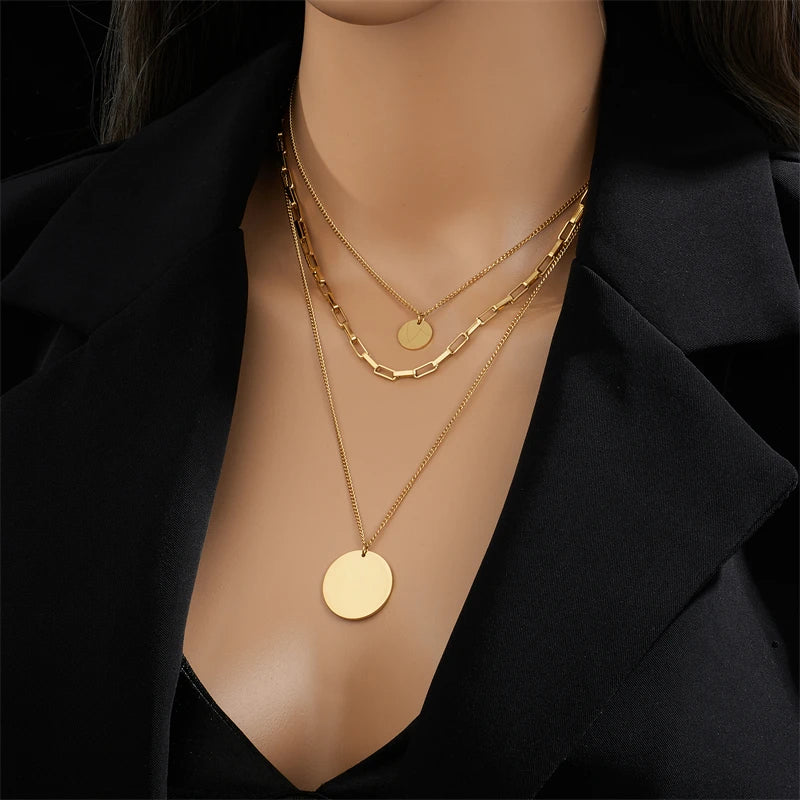 Lumelle Layered Elegance Necklace Set