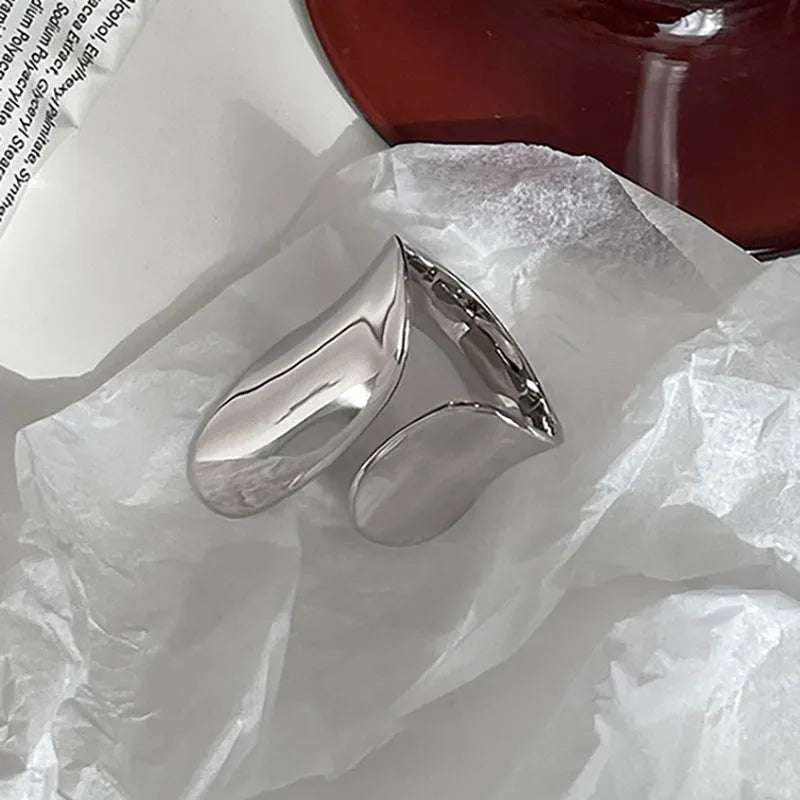Lumelle Silver Flow Ring