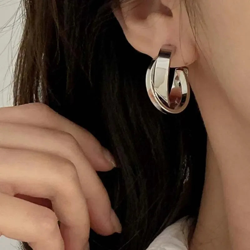 Lumelle Infinity Hoop Earrings