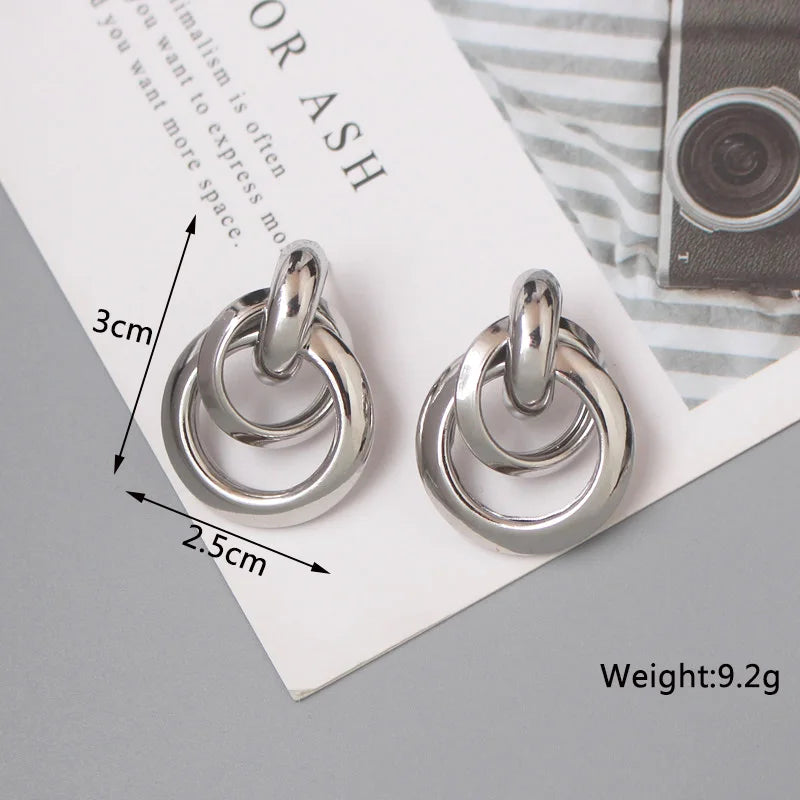 Lumelle Bold Loop Earrings