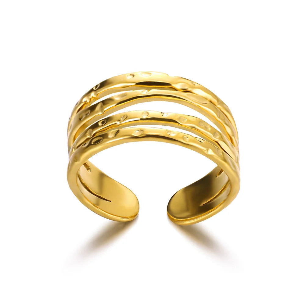 Lumelle Adjustable Gold Rings Collection