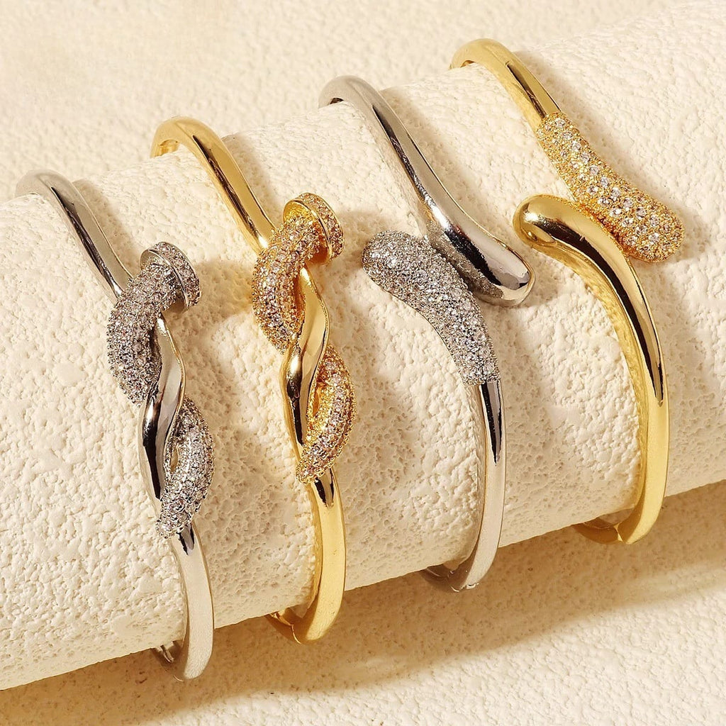 Lumelle Twisted Elegance Bangles